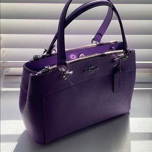 NWT Lavender Coach Mini Satchel